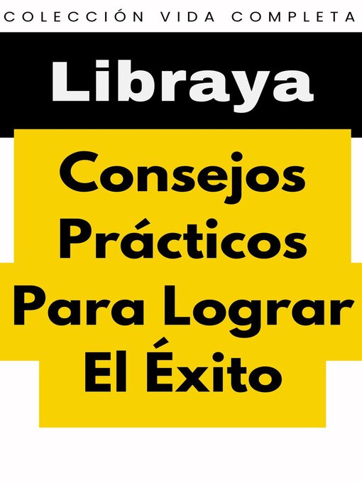 Cover image for Consejos Prácticos Para Lograr El Éxito
